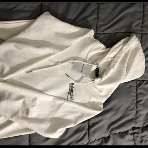 WHITE OFF-WHITE BALENCIAGA HOODIE